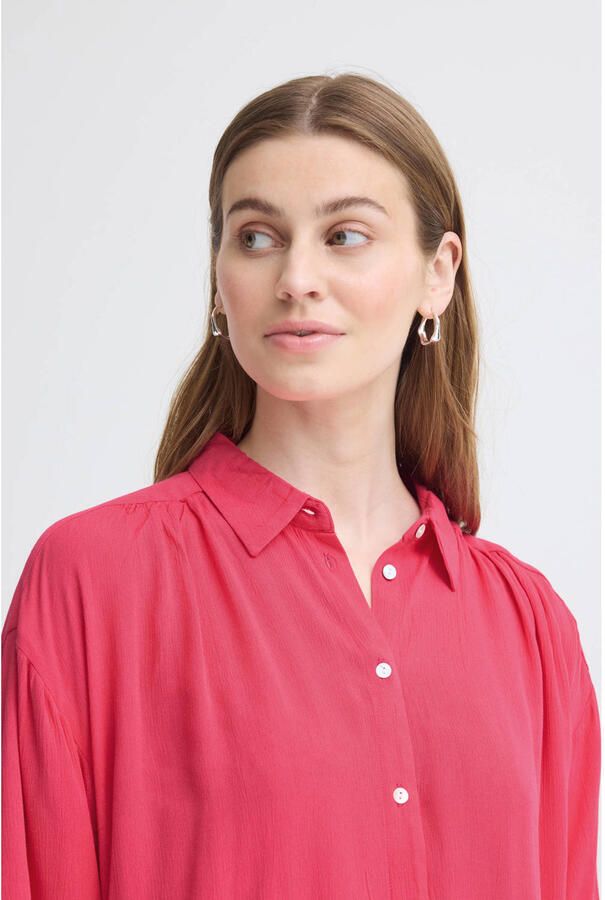 ICHI blouse roze - Foto 2