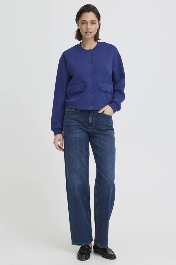 ICHI bomberjack blauw - Foto 2