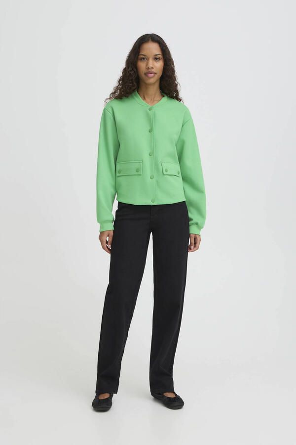 Ichi Regular fit Jack met viscose Model 'Kate' - Foto 3