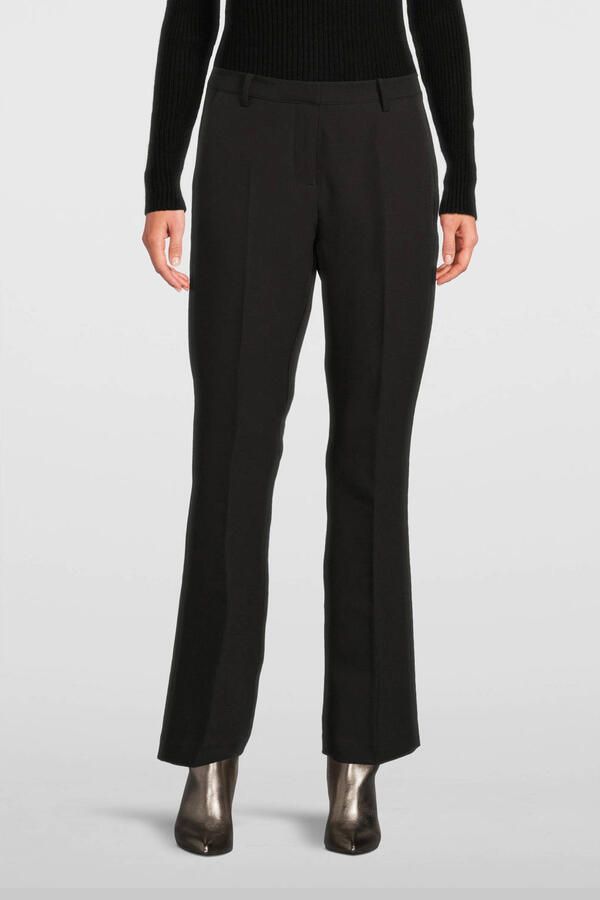 ICHI bootcut pantalon IHLEXI zwart