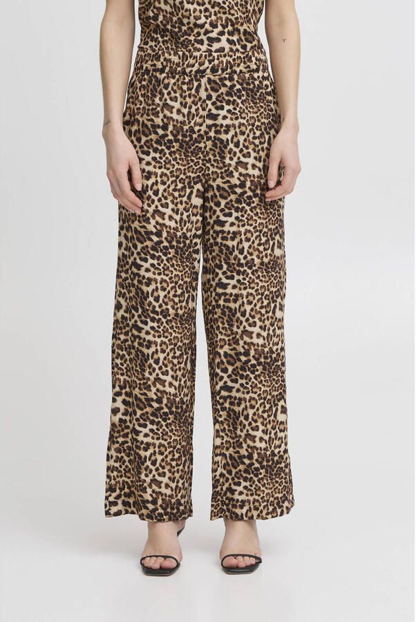 ICHI broek panterprint