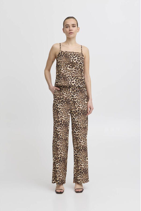 ICHI broek panterprint - Foto 2