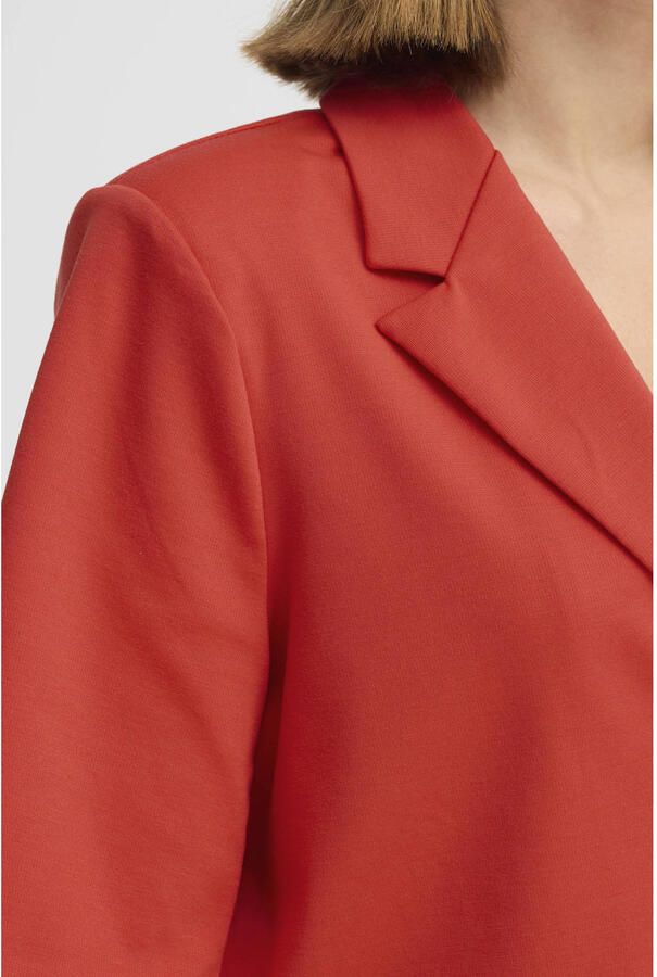 ICHI cropped blazer rood - Foto 2