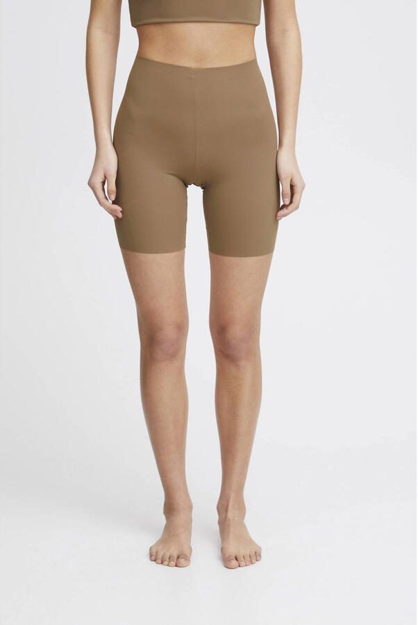 ICHI cycling short IASIV lichtbruin