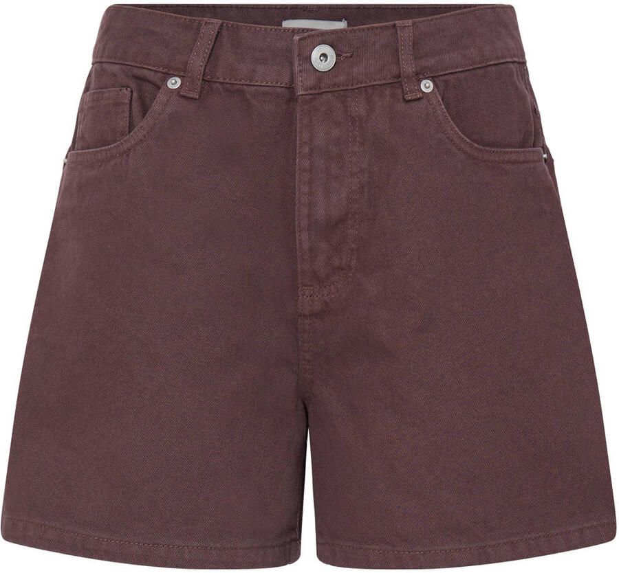 ICHI denim regular waist short