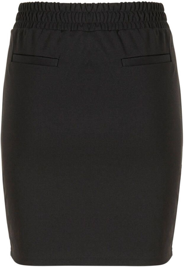 Ichi Rok met elastische tailleband knielengte Black Dames - Foto 2