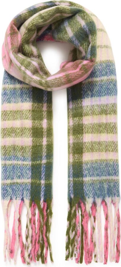 ICHI geruite poncho IALAYA multi