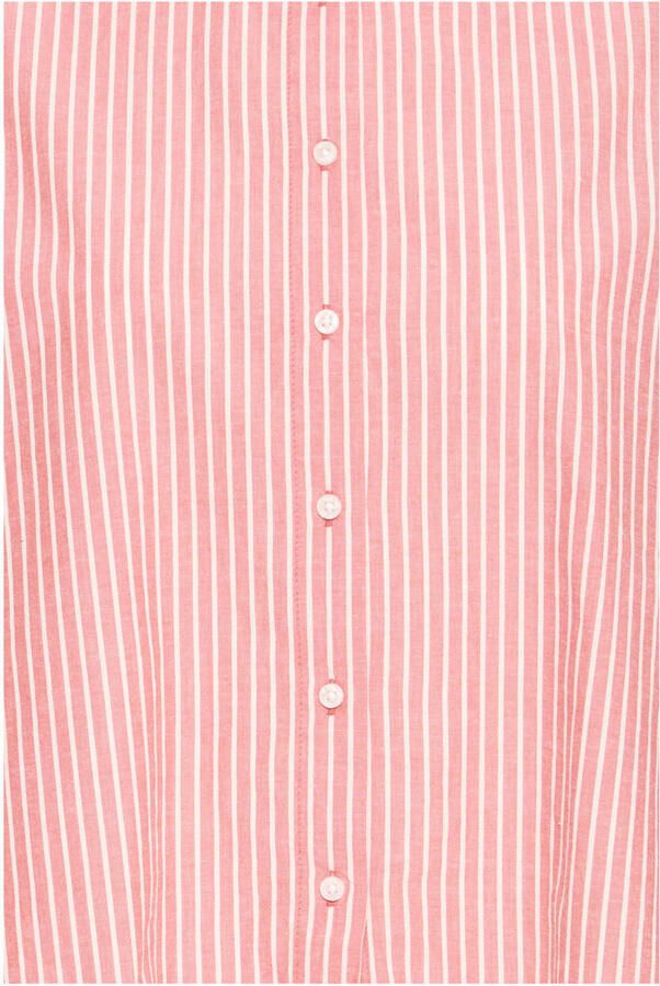 ICHI gestreepte blouse rood - Foto 2