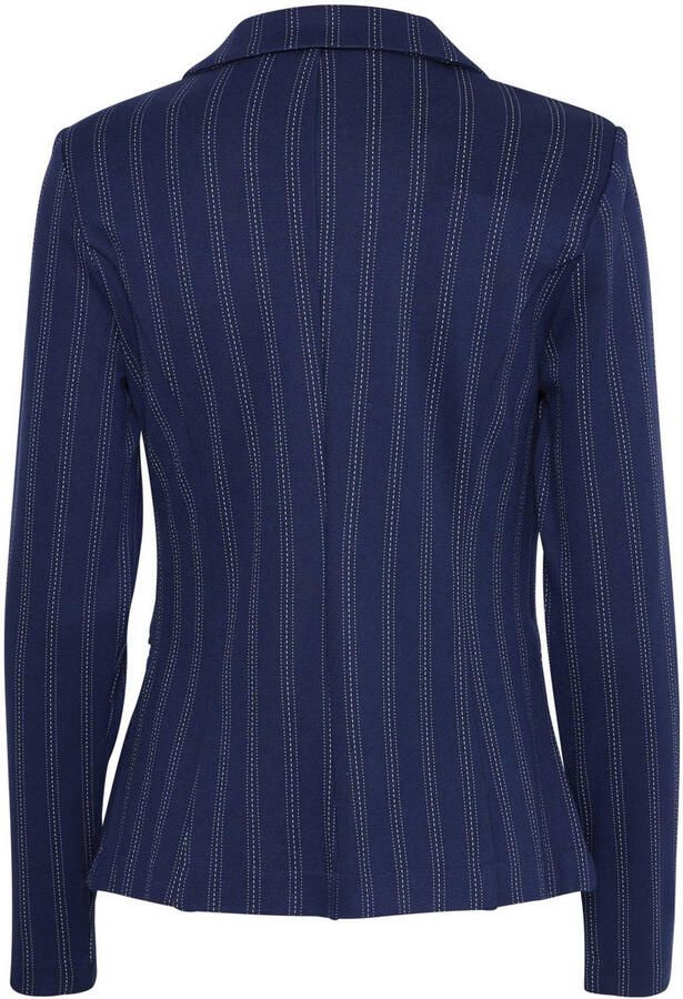 ICHI getailleerde blazer donkerblauw - Foto 2