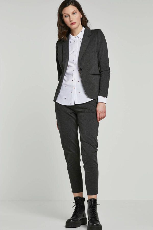 Ichi Dames Blazer Herfst Winter Collectie Gray Dames - Foto 2