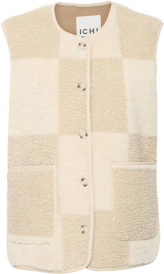Ichi Regular fit gilet van teddybont model 'Ihtonza'