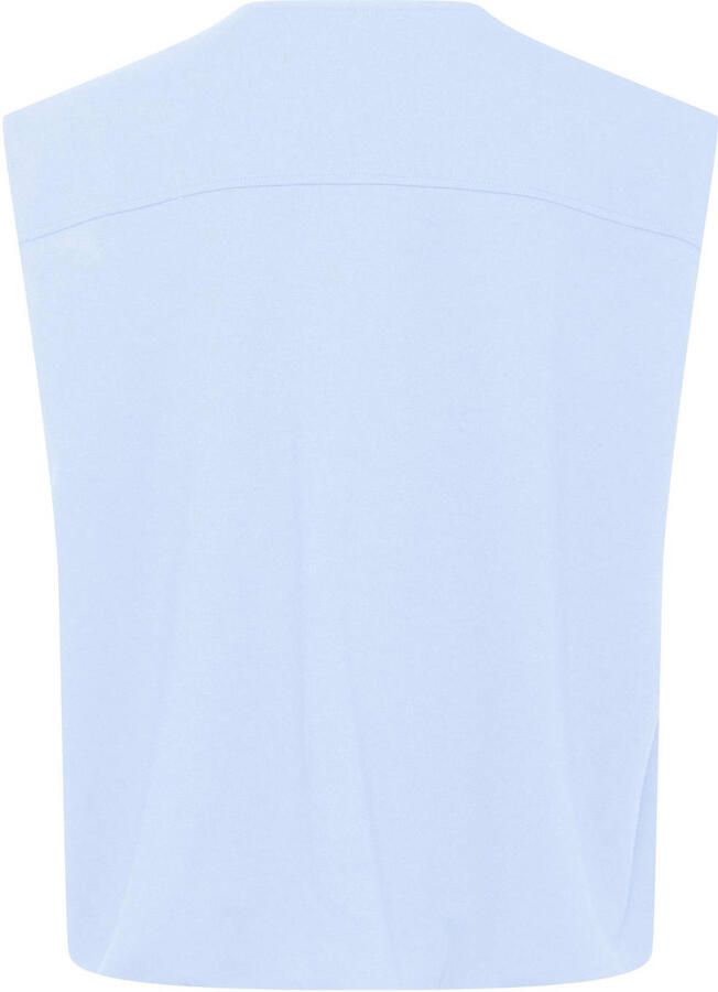 ICHI gilet lichtblauw - Foto 2