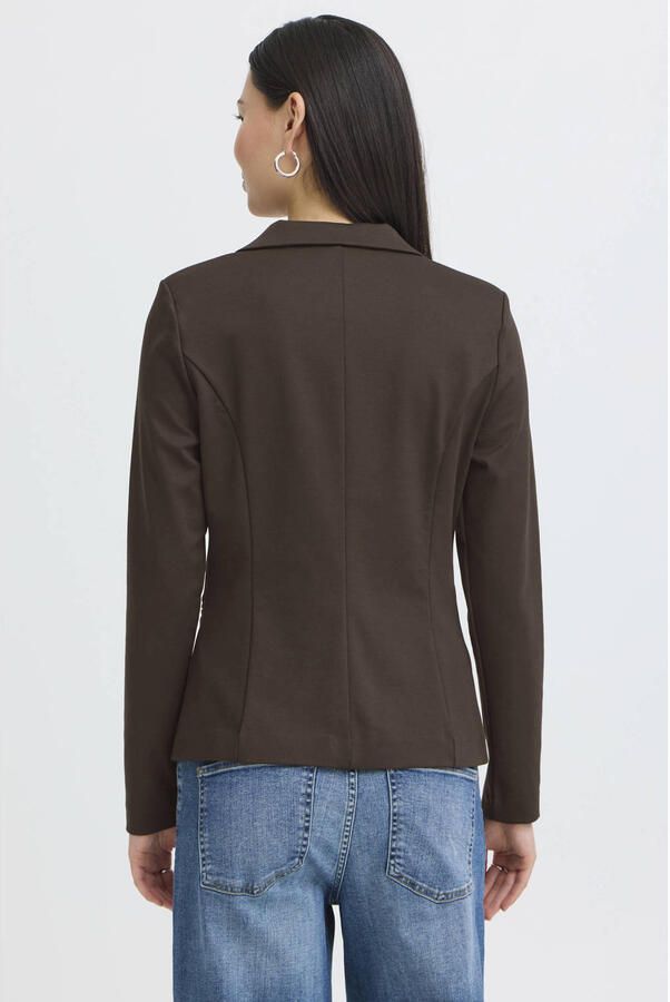 Ichi Slim fit blazer met paspelzakken model 'KATE' - Foto 3