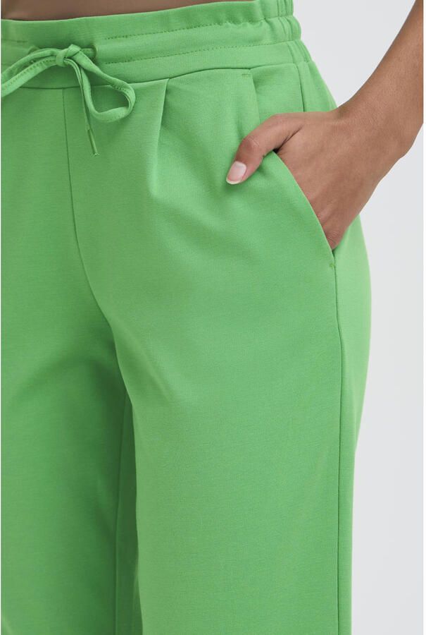 ICHI jersey regular waist casual broek - Foto 2