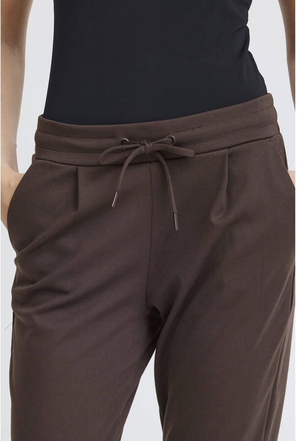 ICHI jersey regular waist casual broek - Foto 2