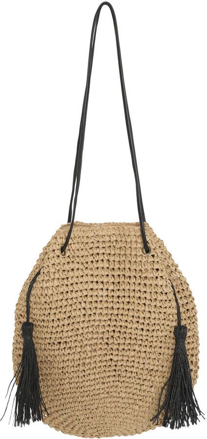 ICHI raffia shopper IAMAIKEN naturel