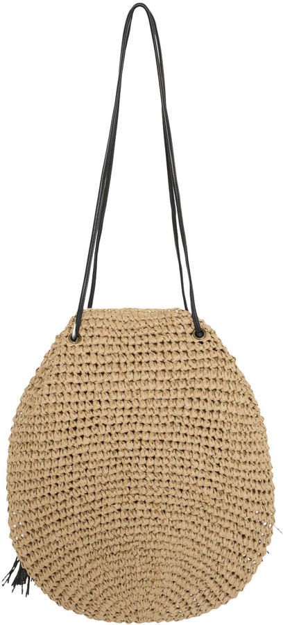 ICHI raffia shopper IAMAIKEN naturel - Foto 3