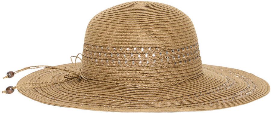 ICHI raffia zonnehoed IASILVIAS naturel