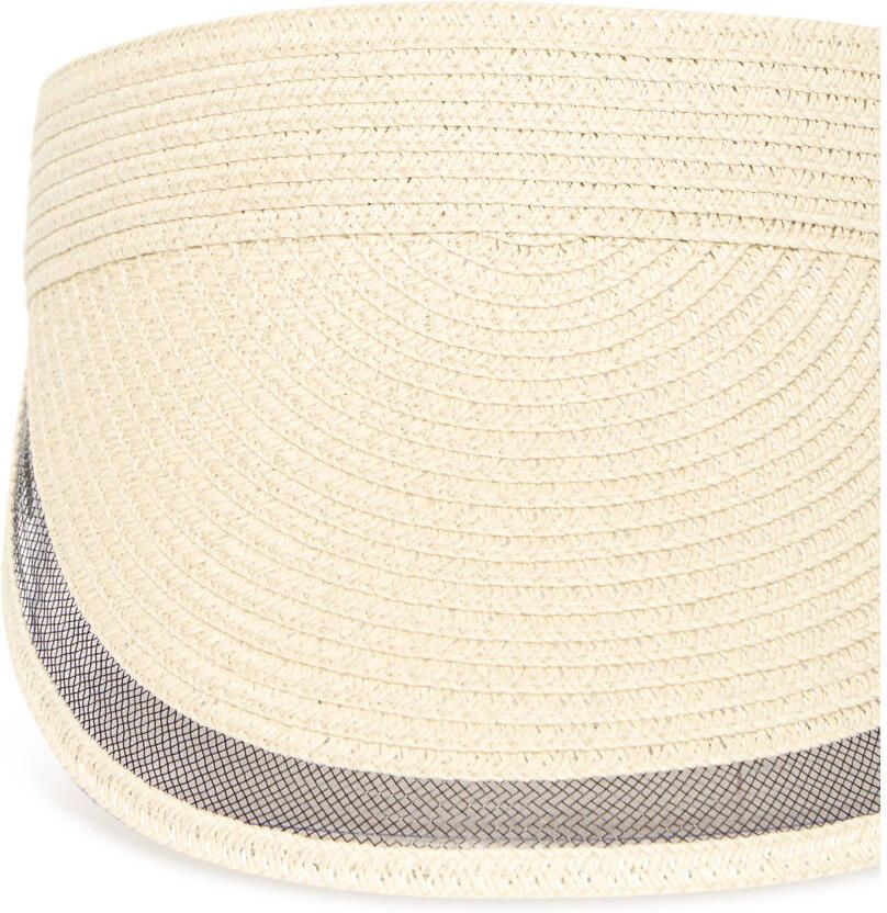 ICHI raffia zonneklep naturel - Foto 3