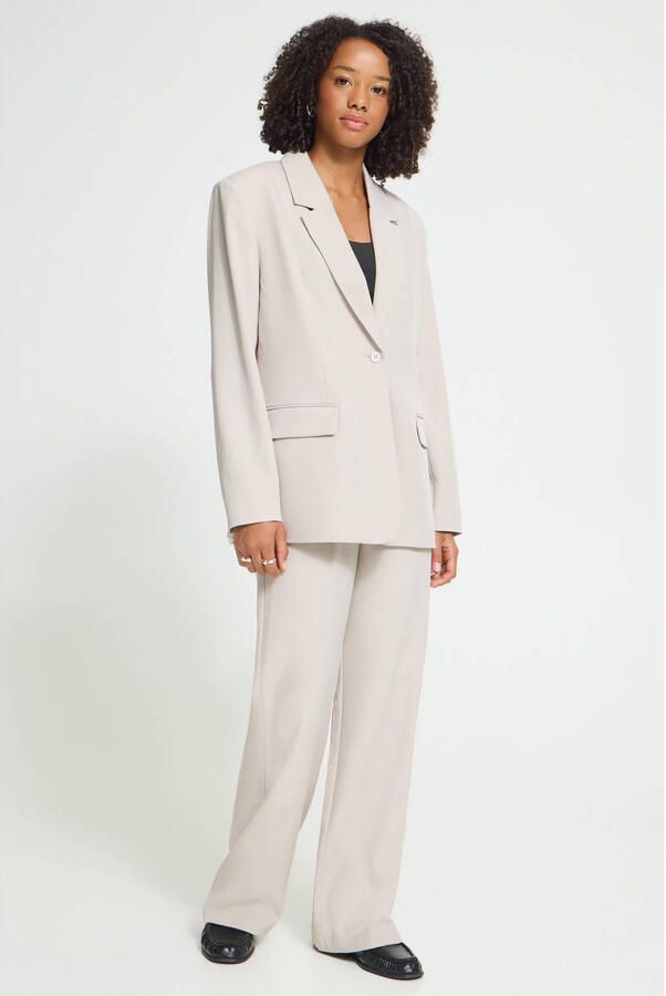 ICHI regular blazer ecru - Foto 3