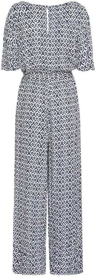 ICHI regular jumpsuit donkerblauw - Foto 2