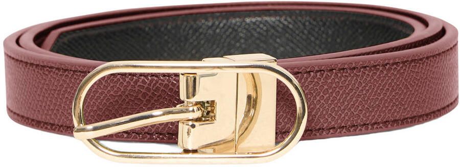 ICHI reversible riem IALUDVIKA rood zwart