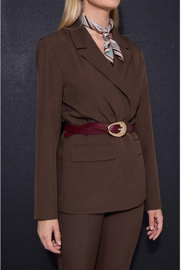 ICHI riem IACELINE bordeauxrood