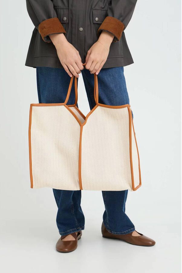 ICHI shopper IAALICE ecru
