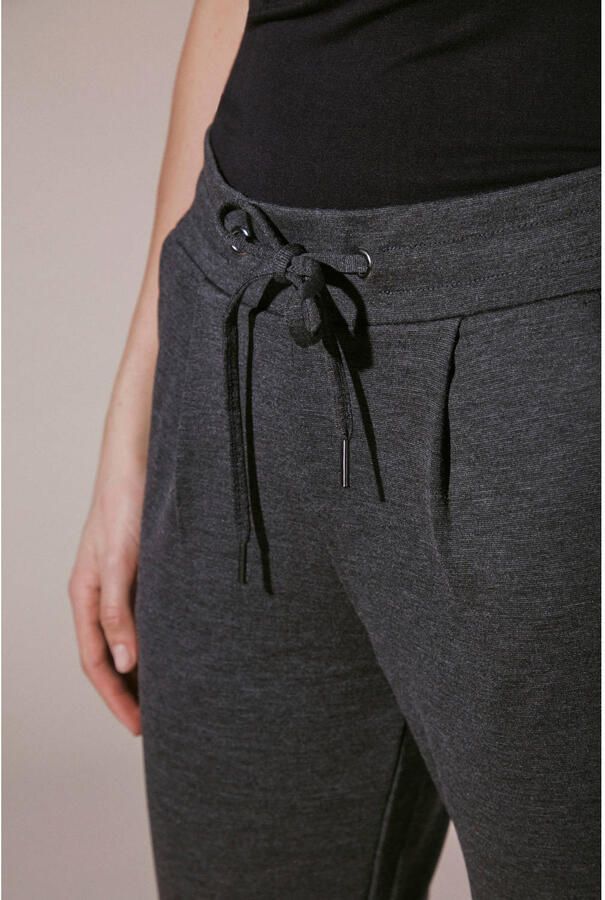 Ichi Grijze Sigarettenbroek Relaxte Pasvorm Gray Dames - Foto 3