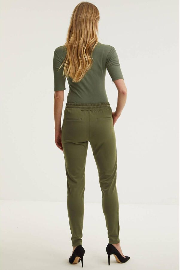 Ichi Groene vetersluiting achterzakbroek Green Dames - Foto 2