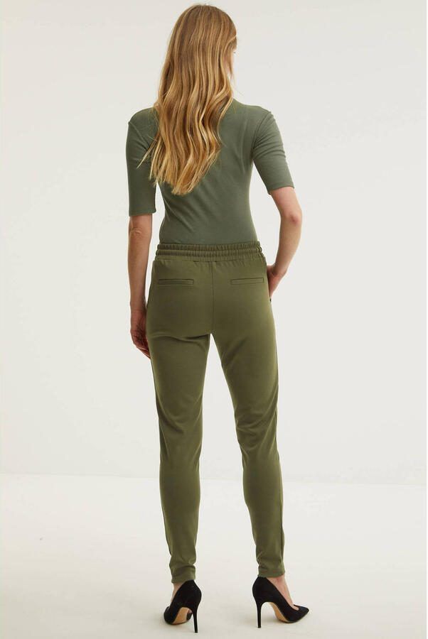 Ichi Groene vetersluiting achterzakbroek Green Dames - Foto 2