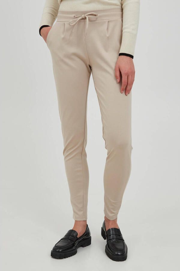Ichi Beige Lace-Fastening Enkellange Broek Beige Dames - Foto 2