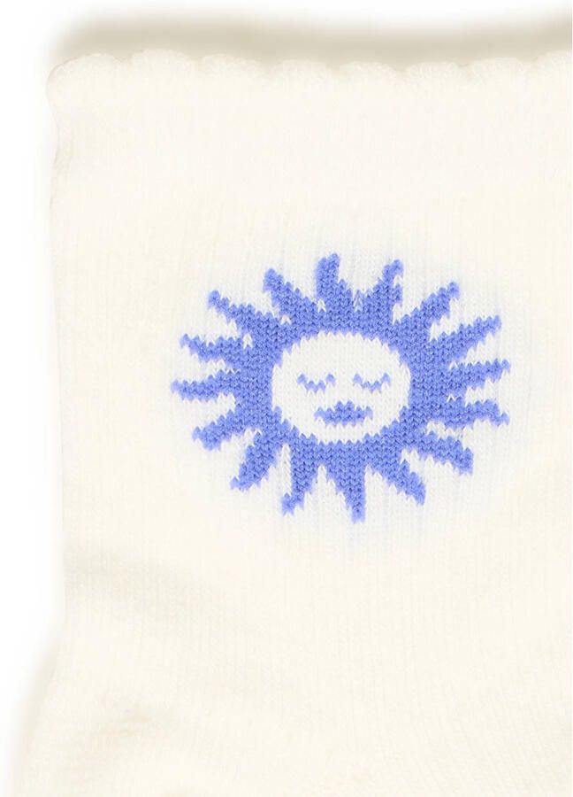 ICHI sokken IACILLE wit blauw - Foto 2