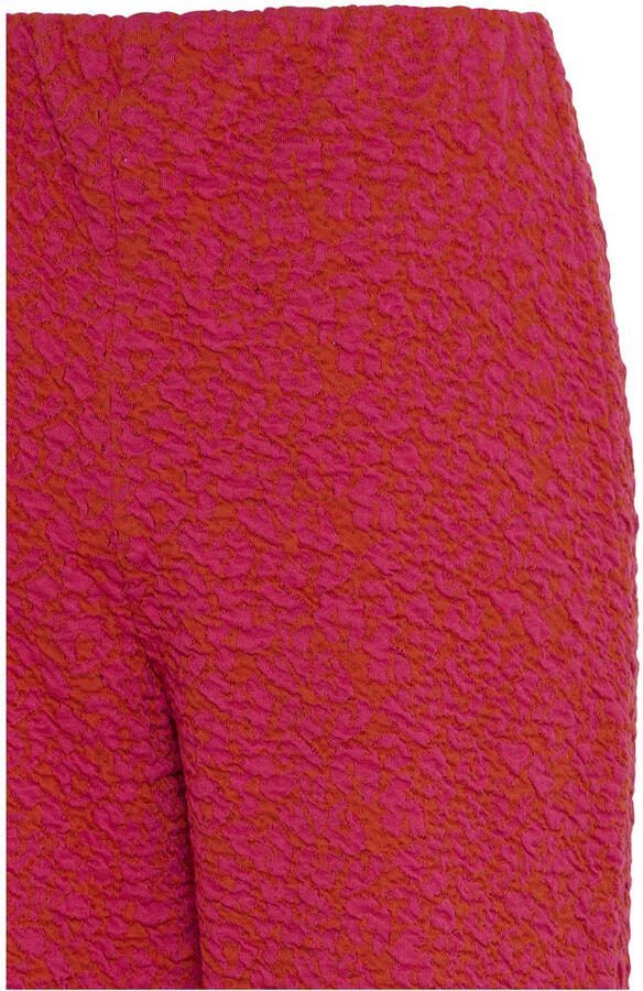 ICHI straight casual broek rood - Foto 2