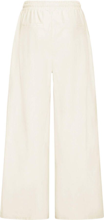 ICHI straight regular waist broek ecru - Foto 2