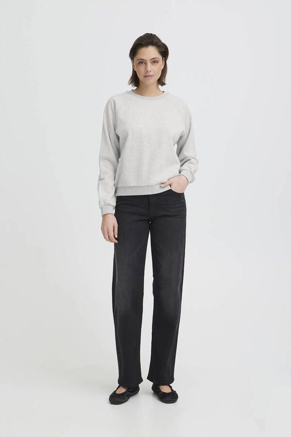 ICHI sweater met backprint - Foto 3