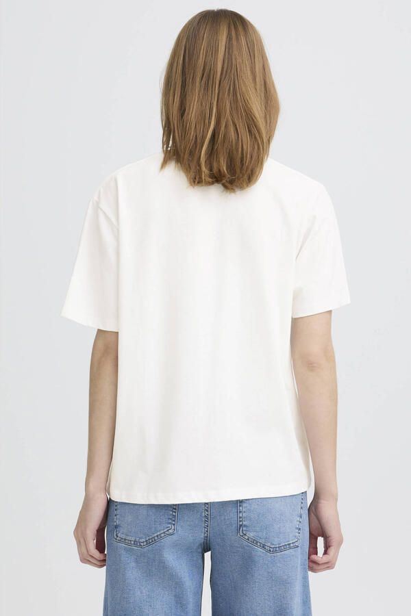 ICHI T-shirt ecru - Foto 3