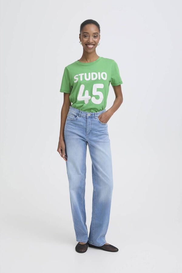 ICHI T-shirt groen - Foto 2