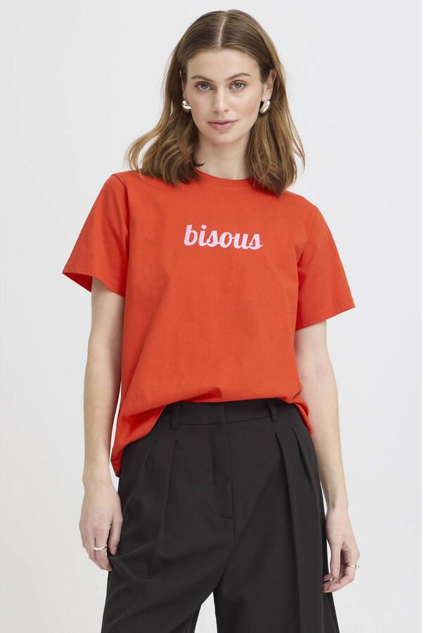 ICHI T-shirt rood