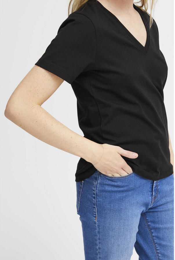 ICHI T-shirt zwart