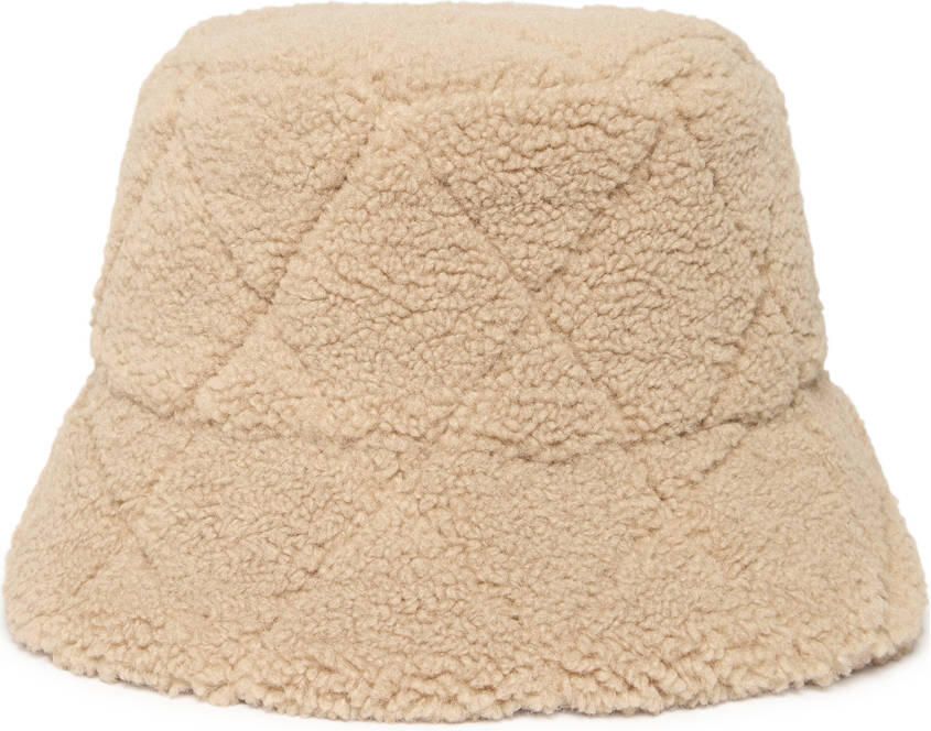 ICHI teddy bucket hat IALINKA beige
