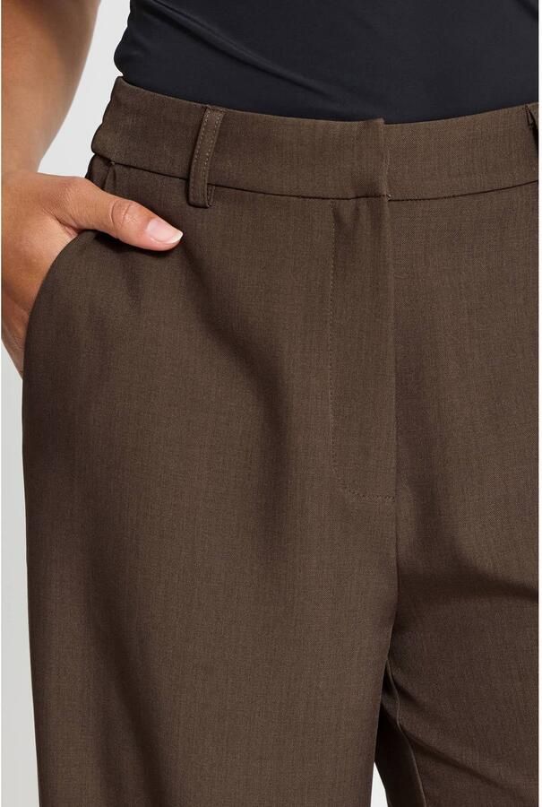 ICHI wide leg broek bruin - Foto 2