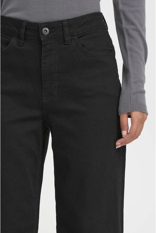 ICHI wide leg jeans black denim - Foto 2