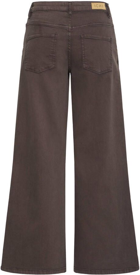 ICHI wide leg jeans bruin - Foto 3