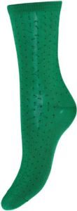ICHI sokken Iafenja met stippen groen