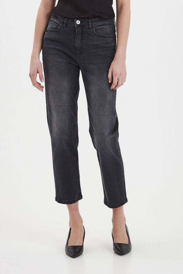 ICHI straight fit jeans IHTWIGGY grey denim