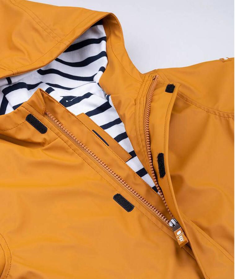 Igor unisex regenjas zomer Euri karamel Bruin Polyester Capuchon 140