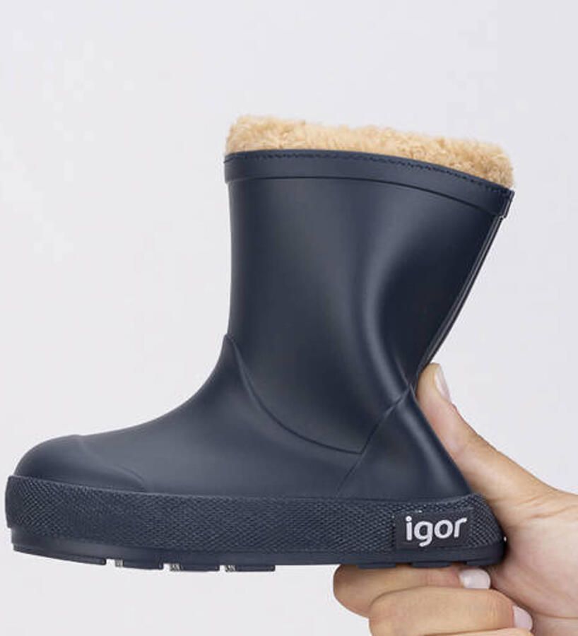 Igor Yogi Borreguito regenlaarzen met profielzool donkerblauw - Foto 2