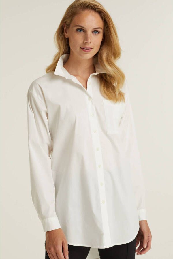 Imagine oversized poplin blouse wit