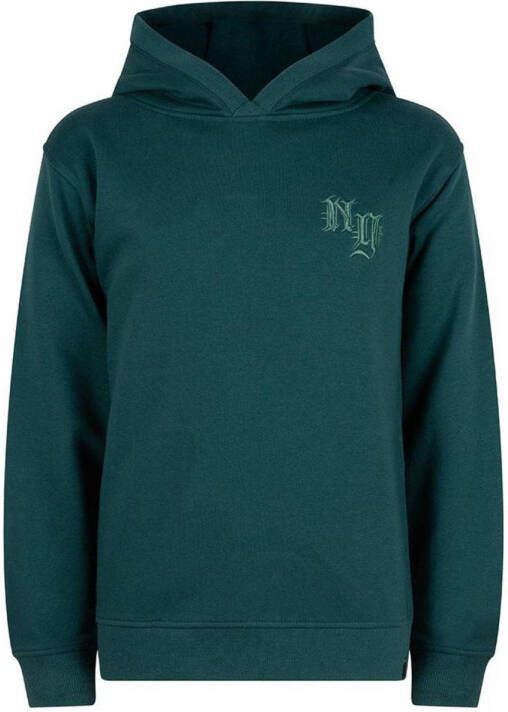 Indian Blue Jeans hoodie met backprint donkergroen